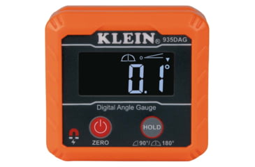 Image of Klein Tools Digital Angle Gauge and Level, Orange, 935DAG