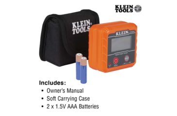 Image of Klein Tools Digital Angle Gauge and Level, Orange, 935DAG