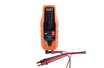 Image of Klein Tools Electronic AC/ DC Voltage Tester, 12 - 600V, Orange/Black, ET60