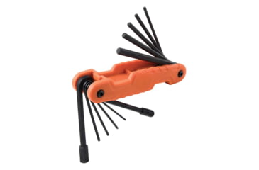 Image of Klein Tools Folding Hex Key Set -11 Fractional Inch-Sized Keys Pro, 70550