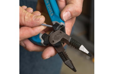 Image of Klein Tools Heavy-Duty Shear Cut Wire Stripper 8-20AWG Klein-Kurve, K12035