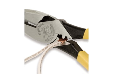 Image of Klein Tools Linemans Crimping Pliers, 9In, Yellow, D213-9NE-CR