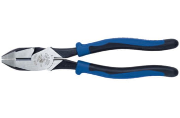 Image of Klein Tools Linemans Pliers, Journeyman Handle, 9In, Light Blue/Black, J2000-9NE
