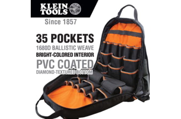 Image of Klein Tools Pro Tool Gear Backpack Tradesman, 55475