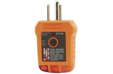 Image of Klein Tools Receptacle Tester GFCI, RT210