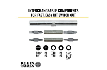 Image of Klein Tools Screwdriver/Nut Driver 11-in-1, 32500
