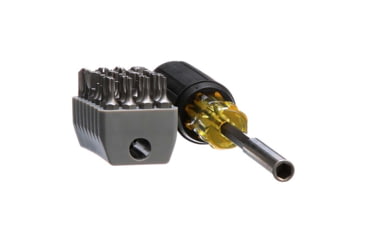 Image of Klein Tools Screwdriver w/32-Piece Tamperproof Bit Set Magnetic, 32510