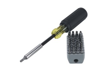 Image of Klein Tools Screwdriver w/32-Piece Tamperproof Bit Set Magnetic, 32510