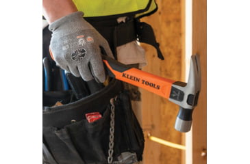Image of Klein Tools Straight-Claw Hammer, 18oz, 15In, Orange/Black, H80718