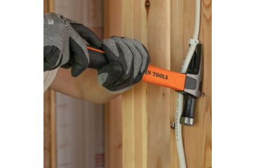 Image of Klein Tools Straight-Claw Hammer, 18oz, 15In, Orange/Black, H80718