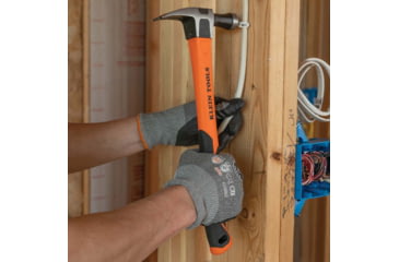 Image of Klein Tools Straight-Claw Hammer, 18oz, 15In, Orange/Black, H80718