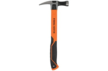 Image of Klein Tools Straight-Claw Hammer, 18oz, 15In, Orange/Black, H80718