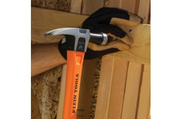 Image of Klein Tools Straight-Claw Hammer, 18oz, 15In, Orange/Black, H80718