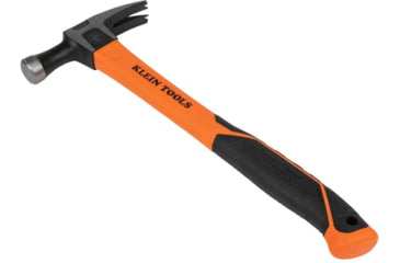 Image of Klein Tools Straight-Claw Hammer, 18oz, 15In, Orange/Black, H80718