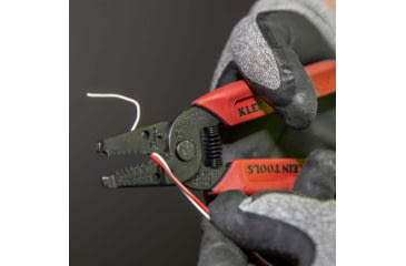 Image of Klein Tools Wire Stripper /Cutter, 16-26 AWG Stranded, Red, 11046