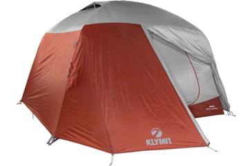 Image of Klymit Cross Canyon Tent, 3 Person, Red/Grey, 09C3RD01C