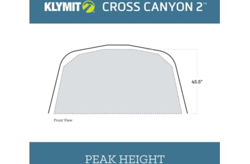 Image of Klymit Cross Canyon Tent, 3 Person, Red/Grey, 09C3RD01C