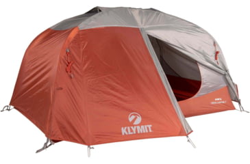 Image of Klymit Cross Canyon Tent, 3 Person, Red/Grey, 09C3RD01C