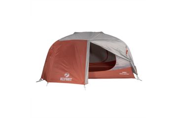 Image of Klymit Cross Canyon Tent - 4 Person, Red/Grey, 09C4RD01D
