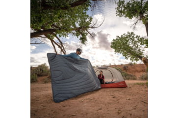 Image of Klymit Horizon Travel Blanket, Grey, 13HTGY01C