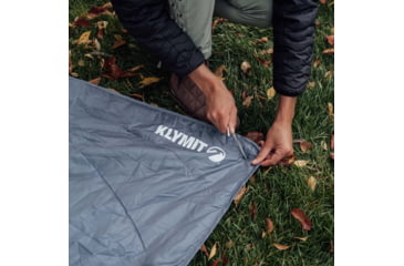 Image of Klymit Horizon Travel Blanket, Grey, 13HTGY01C