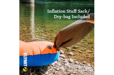 Image of Klymit LiteWater Dinghy LWD Packraf, Orange, Regular, 14LDBL02C