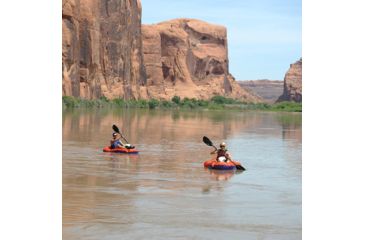 Image of Klymit LiteWater Dinghy LWD Packraf, Orange, Regular, 14LDBL02C