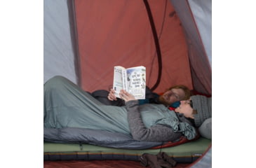 Image of Klymit Nest Warm Weather Sleeping Bag Liner, Grey, Large, 13NWGR01C