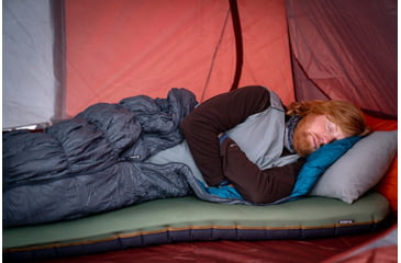 Image of Klymit Nest Warm Weather Sleeping Bag Liner, Grey, Large, 13NWGR01C