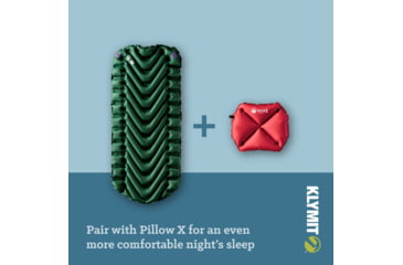 Image of Klymit Static V Sleeping Pad, Forest Green, Short, 06SJGR02A