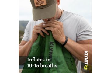 Image of Klymit Static V Sleeping Pad, Green, Long, 06SVGR02D