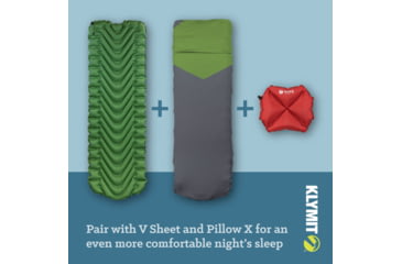 Image of Klymit Static V Sleeping Pad, Green, Regular, 06SVGR02C