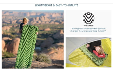 Image of Klymit Static V Sleeping Pad, Green, Regular, 06SVGR02C