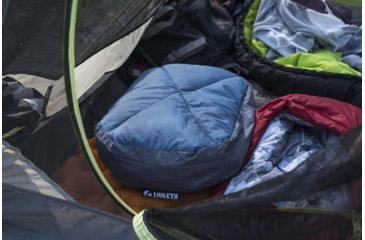 Image of Klymit Top Down Pillow, Blue/Gray, 12DPBL01C