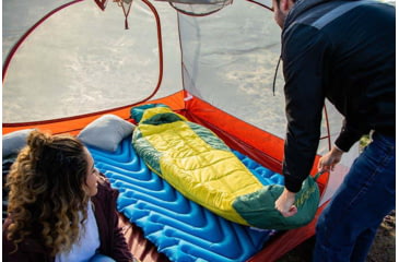 Image of Klymit Wild Aspen Sleeping Bag, 0 Degrees, Yellow, Large, 13WAYL00D