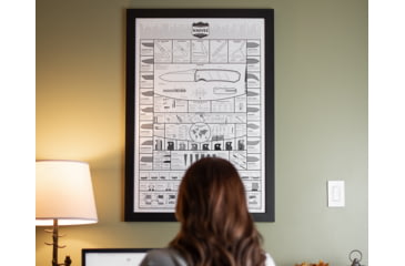 Image of Knafs A Modern Guide to Knives - Knife Poster - 24x36in, Rolled/Tubed, White, KNAFS-00001