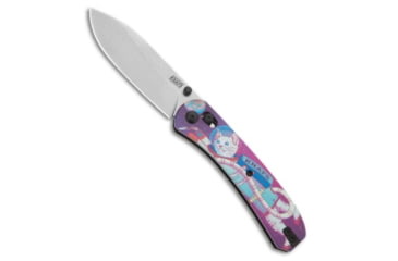 Image of Knafs Co. KNAFS Lander 2 Pre-Built Clutch Lock Knife Kitty Cosmo Crew G-10 3.25" SW, Pink/Purple, CPM S35VN, adult, BHQ-208421