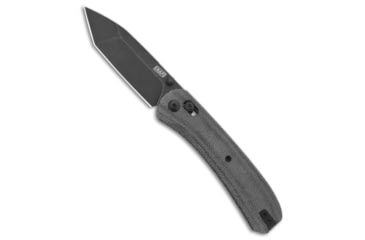 Image of Knafs Co. KNAFS Lander 2 Tanto Clutch Lock Knife Black Micarta 3.25" Black SW, Black, CPM S35VN, adult, BHQ-208905