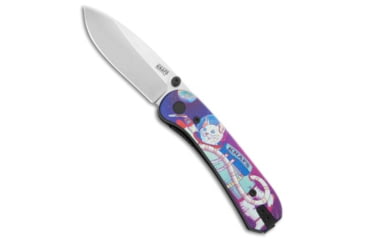 Image of Knafs KNAFS Lander 1 Pre-Built Liner Lock Knife Sfank &amp; Gary G-10 2.75" SW, Pink/Purple, D2, adult, BHQ-208420