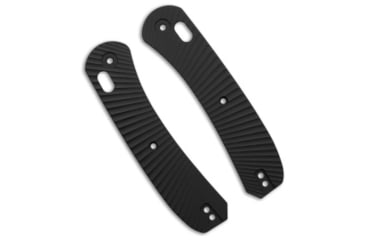 Image of Knafs KNAFS Lander 2 Knife Scales Aluminum Solar Flare - Black, Black, adult, BHQ-196476