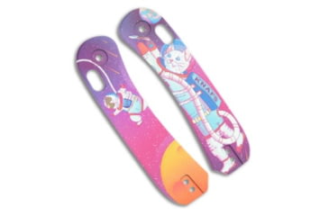 Image of Knafs KNAFS Lander 3 G-10 Knife Scales Kitty Cosmo Crew, Purple/White, adult, BHQ-207016