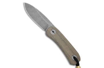 Image of Knafs Knafs Lander 4 Fixed Blade Knife Moondust Micarta 2.6" Moondust, Green, Sandvik 14C28N, adult, BHQ-205773