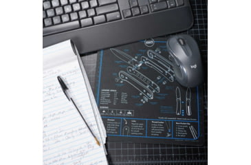 Image of Knafs Lander 1 Knife Shop Mat/Mouse Pad, Black, KNAFS-00076