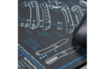 Image of Knafs Lander 1 Knife Shop Mat/Mouse Pad, Black, KNAFS-00076
