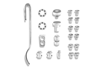 Image of Knafs Lander 1 Pocket Knife Rebuild Kit, Silver, KNAFS-00131