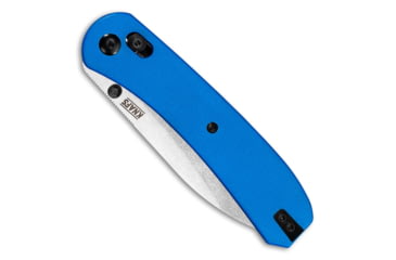 Image of Knafs Lander 2 Pocket 3.25in Folding Knife, G10 Handle, Clutch Lock, S35VN, Drop Point, Blue/Silver, KNAFS-00181
