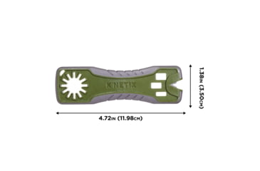 Image of KNetix MV Broadhead Wrench and Sharpener, Gray/Olive, 14710