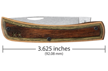 Image of Knife Case Case Knives Crossroads Series Brown/green Lam Sod Buster Jr