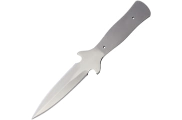 Image of Knifemaking Knife Blade Boot Knife, 4 satin finish double edge stainless dagger blade, One-piece construction, SM-APR-BL7 STAINLESS