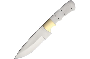 Image of Knifemaking Knife Blade Drop Point, 4.63 satin finish stainless blade, SM-APR-BL10 STAINLESS